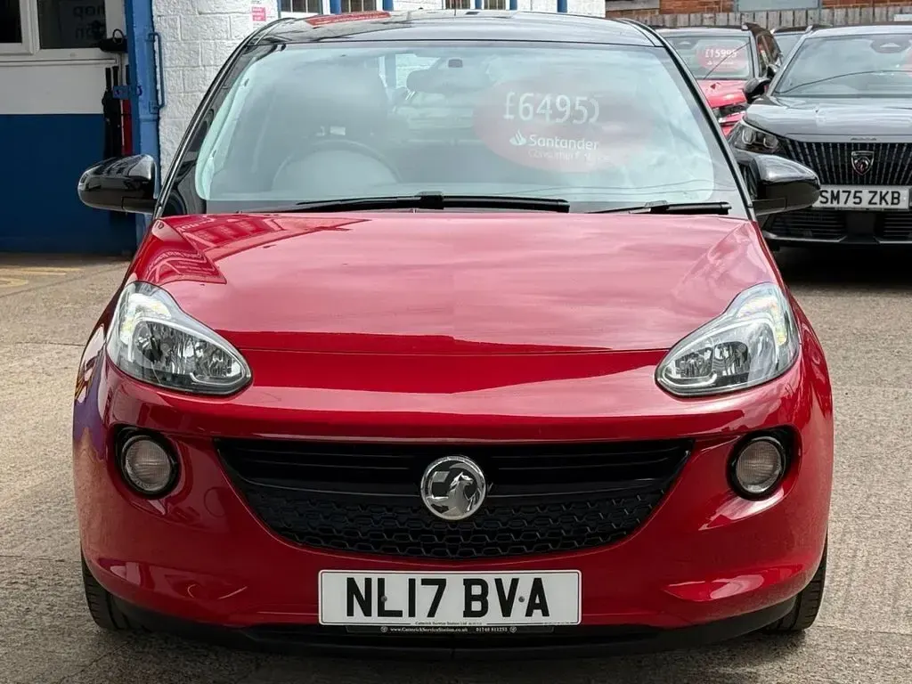 Used Vauxhall Adam S 70 HP (51 kW) 2017 Red Hatchback