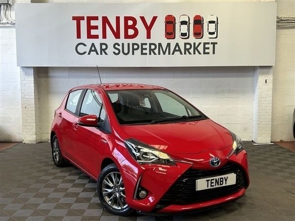 Red Used 2019 Toyota Yaris Hatchback | £10,296 (Good price) - Image 1/1
