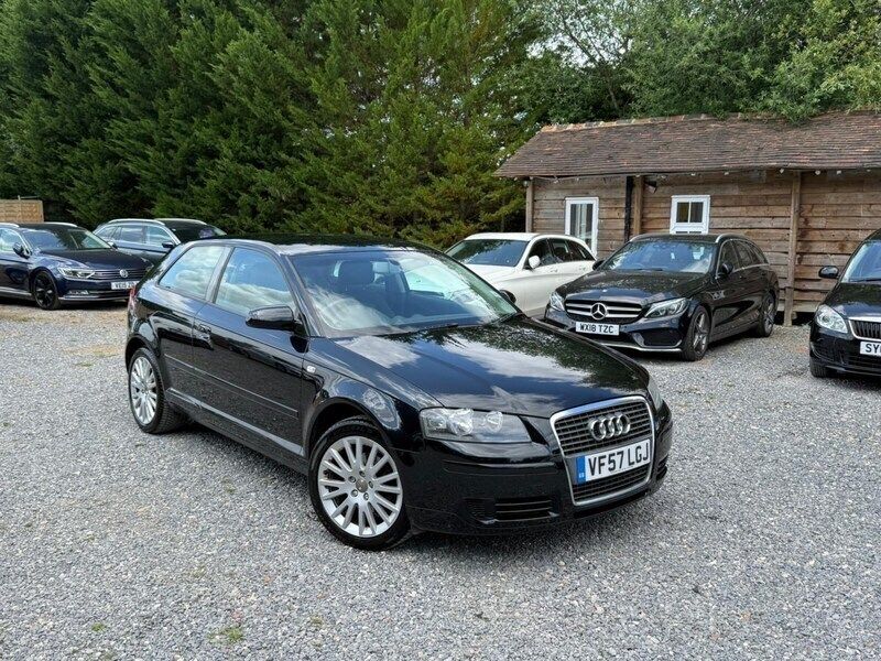 Black Used 2008 Audi A3 Hatchback | £2,895 (Fair price) - Image 1/4