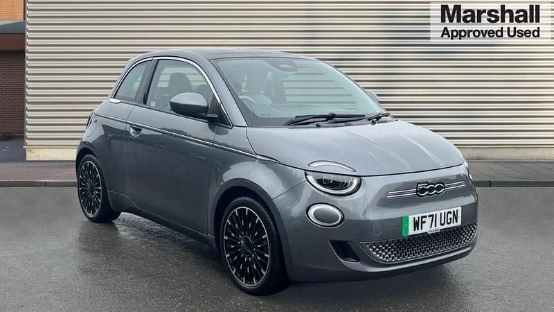 Grey Used 2021 Fiat 500e La Prima Hatchback | £14,354 (Fair price) - Image 1/4