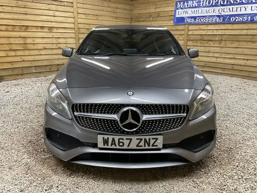 Used Mercedes A180 AMG line 122 HP (89 kW) 2017 Grey Hatchback