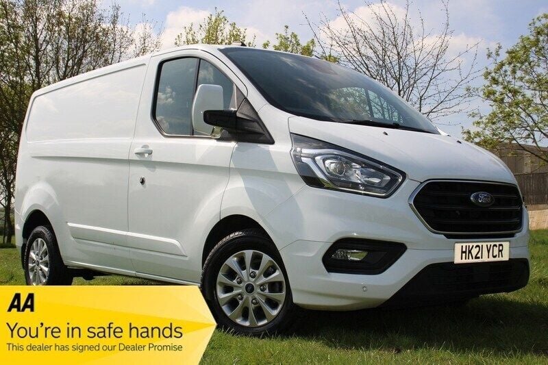 White Used 2021 Ford Transit Custom Limited Van | £15,790 (Fair price) - Image 1/3