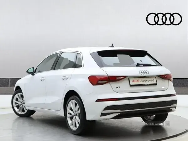 New Audi A3 Sport 2025 White Hatchback