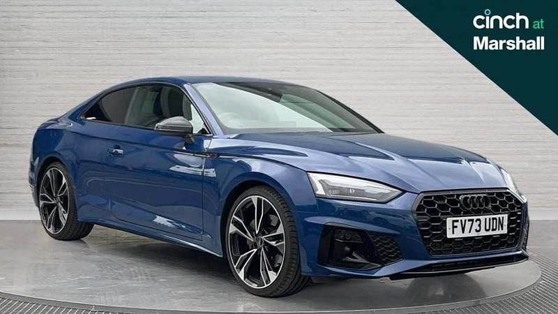Blue Used 2023 Audi A5 Black Edition Coupe | £29,323 (Fair price) - Image 1/4