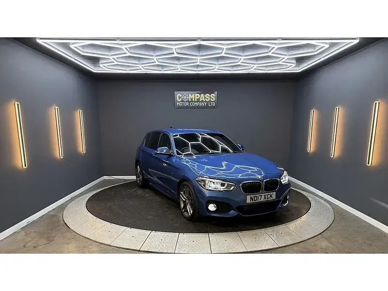Used BMW 120 M Sport 190 HP (139 kW) 2017 Blue Hatchback