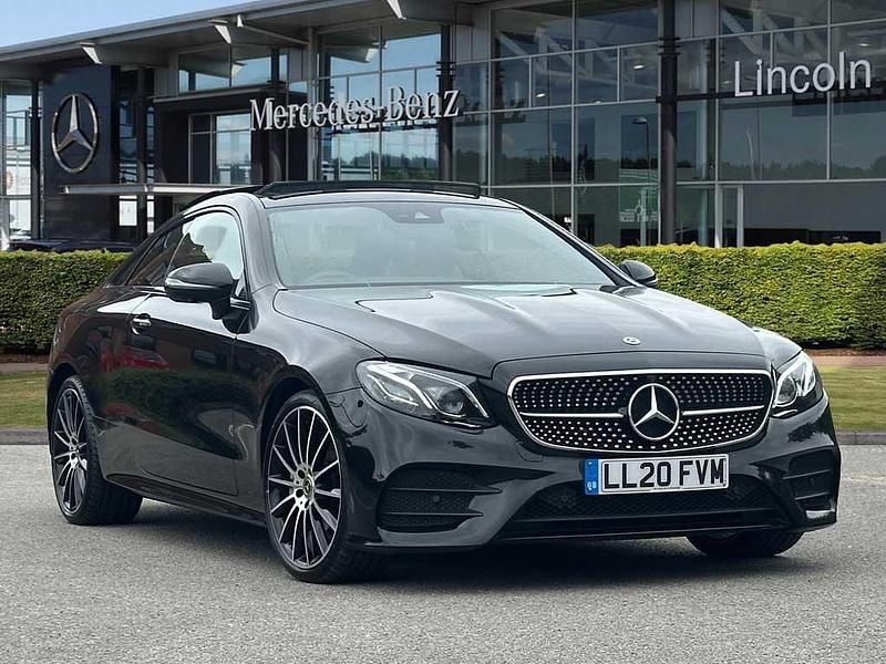 Black Used 2020 Mercedes E300 AMG Line Premium Plus Coupe | £32,499 (Expensive) - Image 1/4