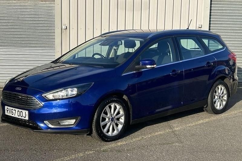 Blue Used 2017 Ford Focus Titanium Estate | £7,200 (Good price) - Image 1/1
