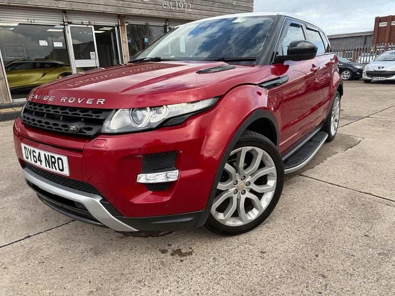 Red Used 2014 Land Rover Range Rover evoque Dynamic Estate | £10,290 (Good price) - Image 1/4