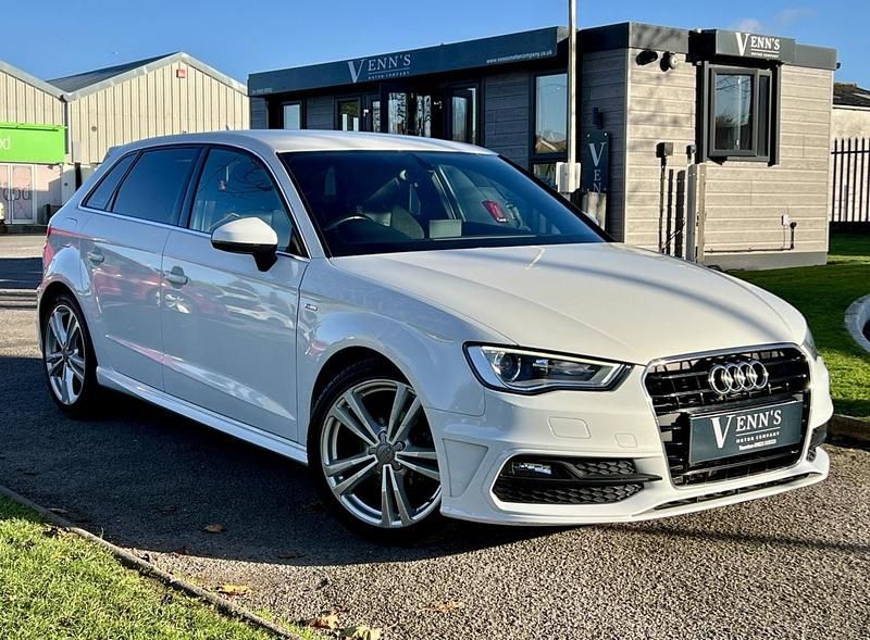 White Used 2015 Audi A3 S-Line Hatchback | £9,495 (A bit pricey) - Image 1/4