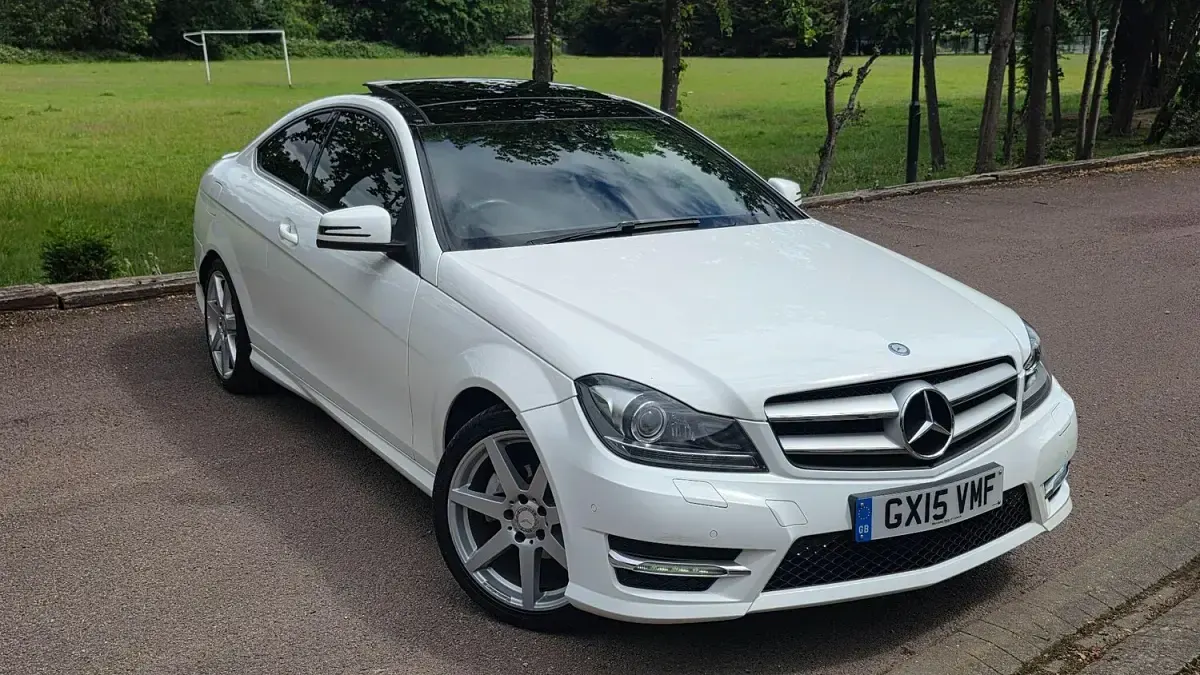 Used Mercedes C180 Sport Edition 2015 White Coupe