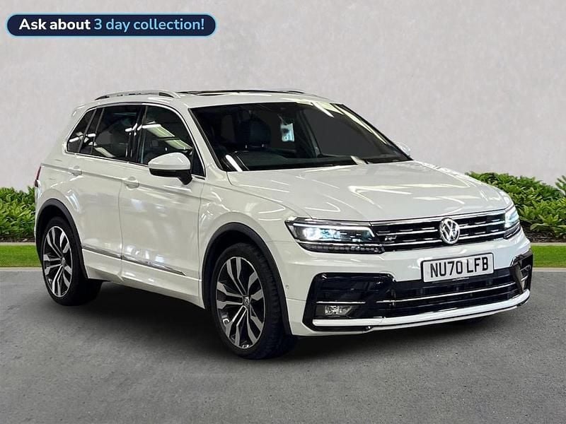 White Used 2020 VW Tiguan R-line SUV | £21,452 (Fair price) - Image 1/4