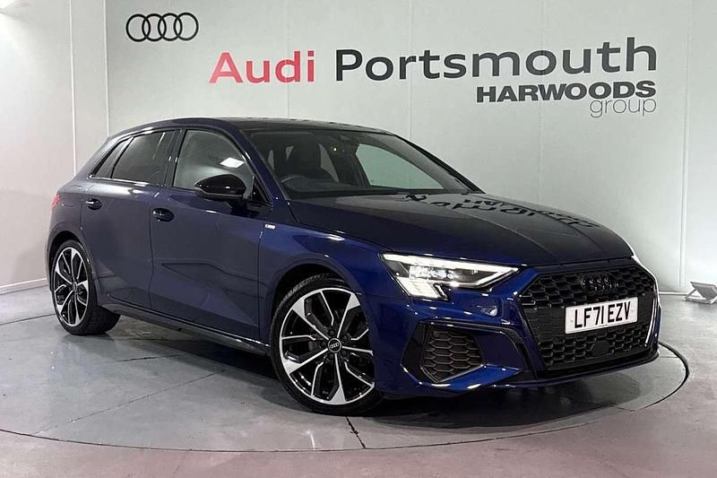 Blue Used 2021 Audi A3 Advanced Hatchback | £30,490 - Image 1/4