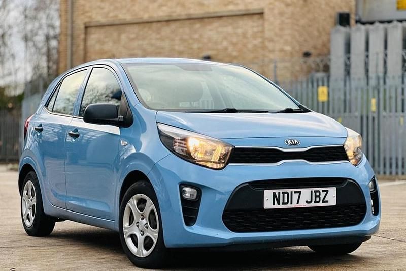 Used Kia Picanto 66 HP (48 kW) 2017 Blue Hatchback