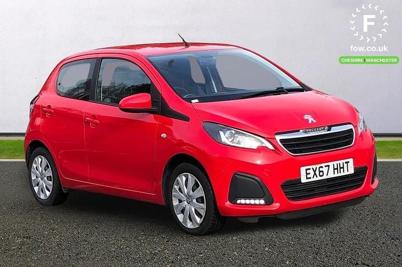 Used Peugeot 108 Active 68 HP (50 kW) 2017 Red Hatchback