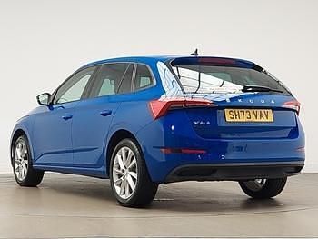 Used Skoda Scala SE L 95 HP (69 kW) 2023 Blue Hatchback