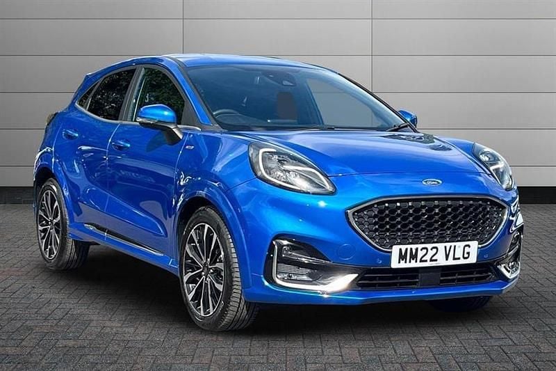 Desert island blue Used 2022 Ford Puma ST-Line Hatchback | £19,600 (Fair price) - Image 1/3