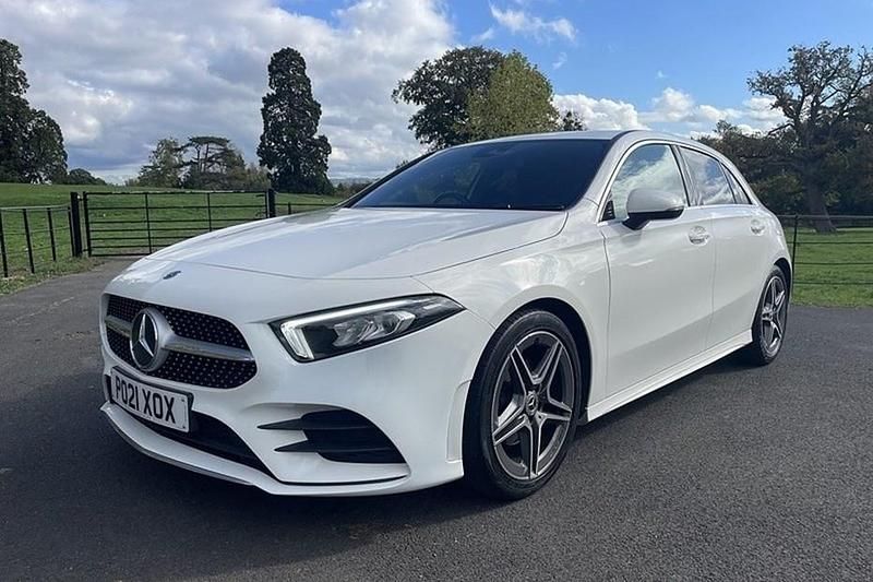 White Used 2021 Mercedes A180 AMG line Hatchback | £17,895 (Fair price) - Image 1/1