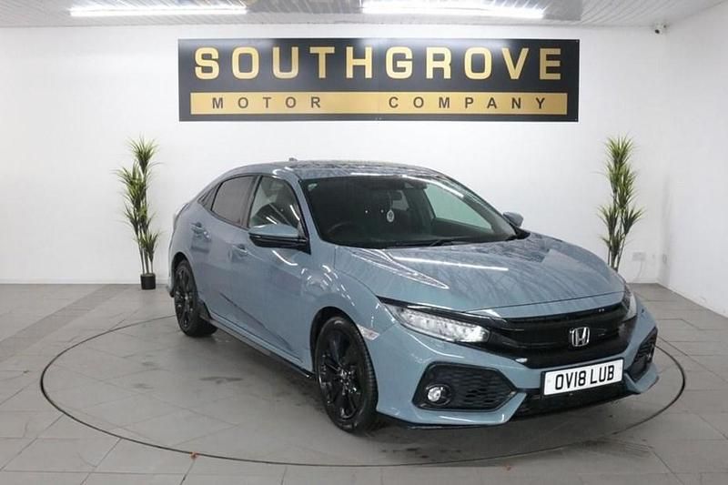 Grey Used 2018 Honda Civic Sport Hatchback | £12,489 (Fair price) - Image 1/1