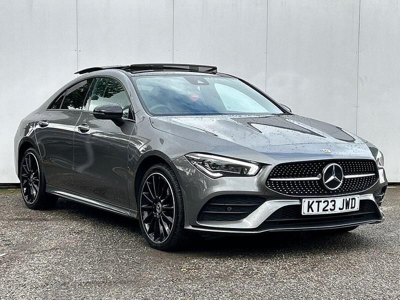 Grey Used 2023 Mercedes CLA250e AMG line Sedan | £25,628 (Fair price) - Image 1/4