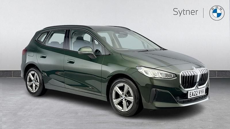 Used BMW 218 Active Tourer Sport Line 148 HP (108 kW) 2022 Green MPV