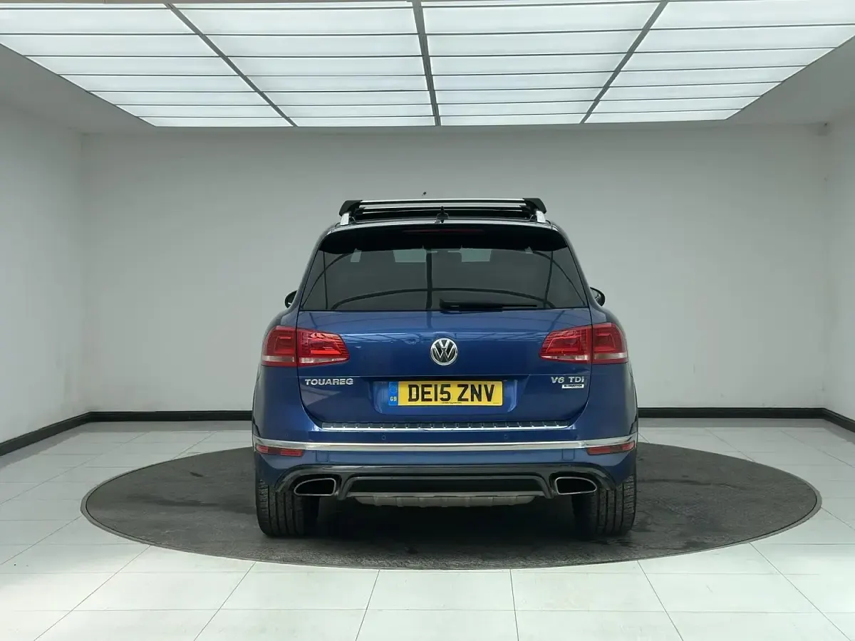 Used VW Touareg R-line 262 HP (192 kW) 2015 Blue SUV