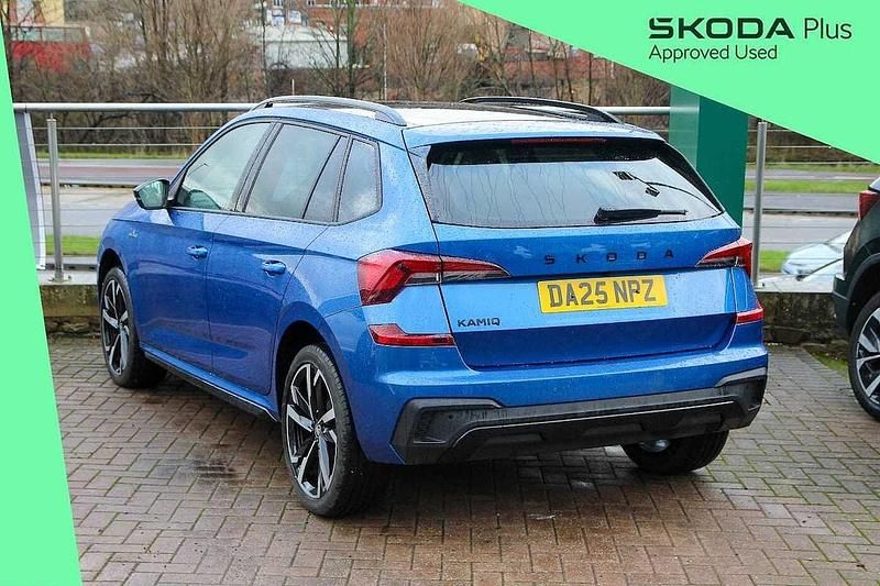 Used Skoda Kamiq Monte Carlo 113 HP (83 kW) 2025 Race blue metallic SUV
