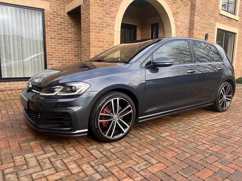 Used VW Golf VII GTD 184 HP (135 kW) 2018 Blue Hatchback