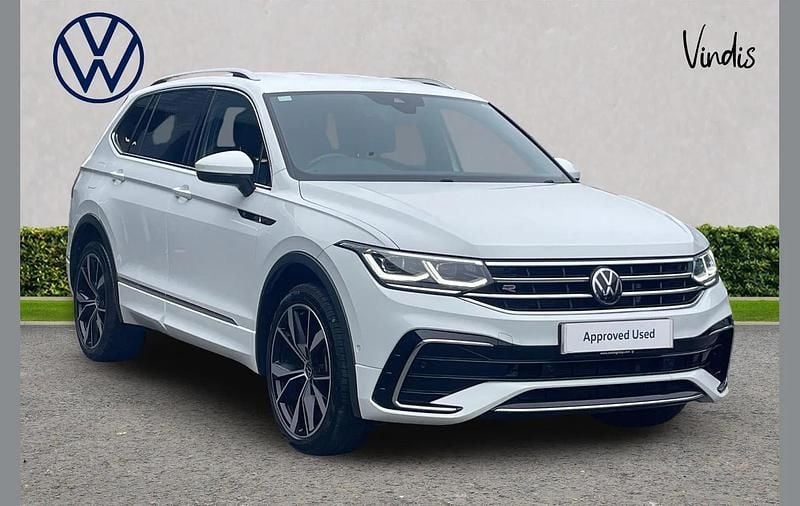 Used VW Tiguan Allspace R-line 150 HP (110 kW) 2022 White SUV