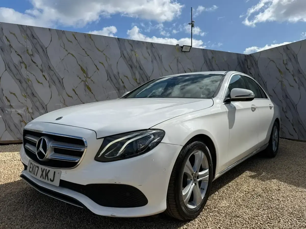 Used Mercedes E220 SE 2017 White Sedan