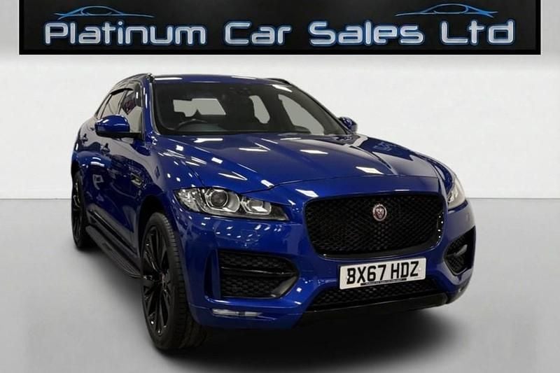 Used Jaguar F-Pace R-Sport 180 HP (132 kW) 2018 Blue SUV