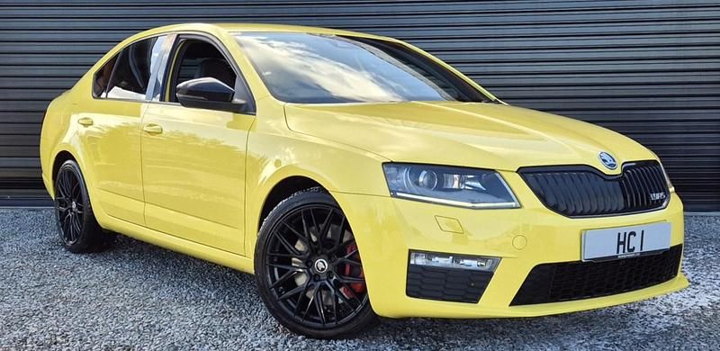 Used Skoda Octavia vRS 2014 Yellow Hatchback