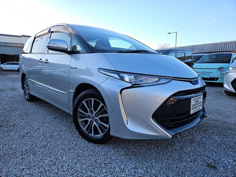 Used Toyota Estima Hybrid 2017 Silver MPV