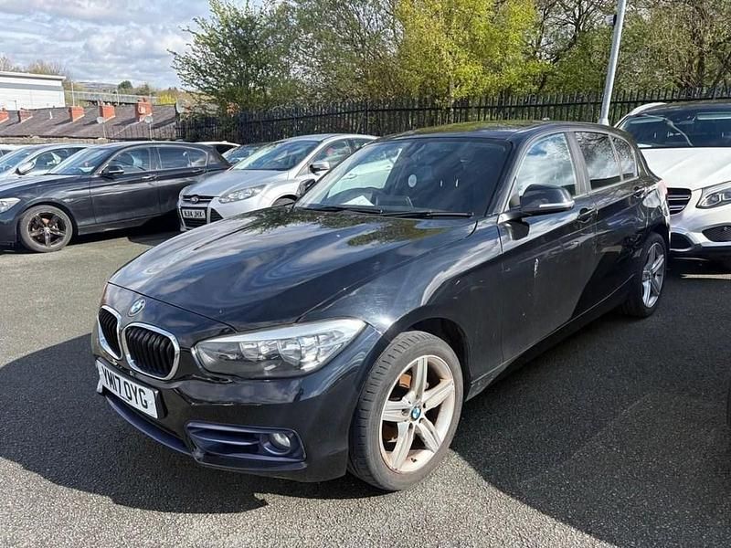 Used BMW 118 Sport Line 2017 Black Hatchback