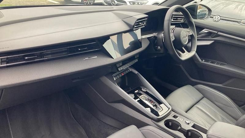 Used Audi A3 Black Edition 150 HP (110 kW) 2025 Blue Hatchback