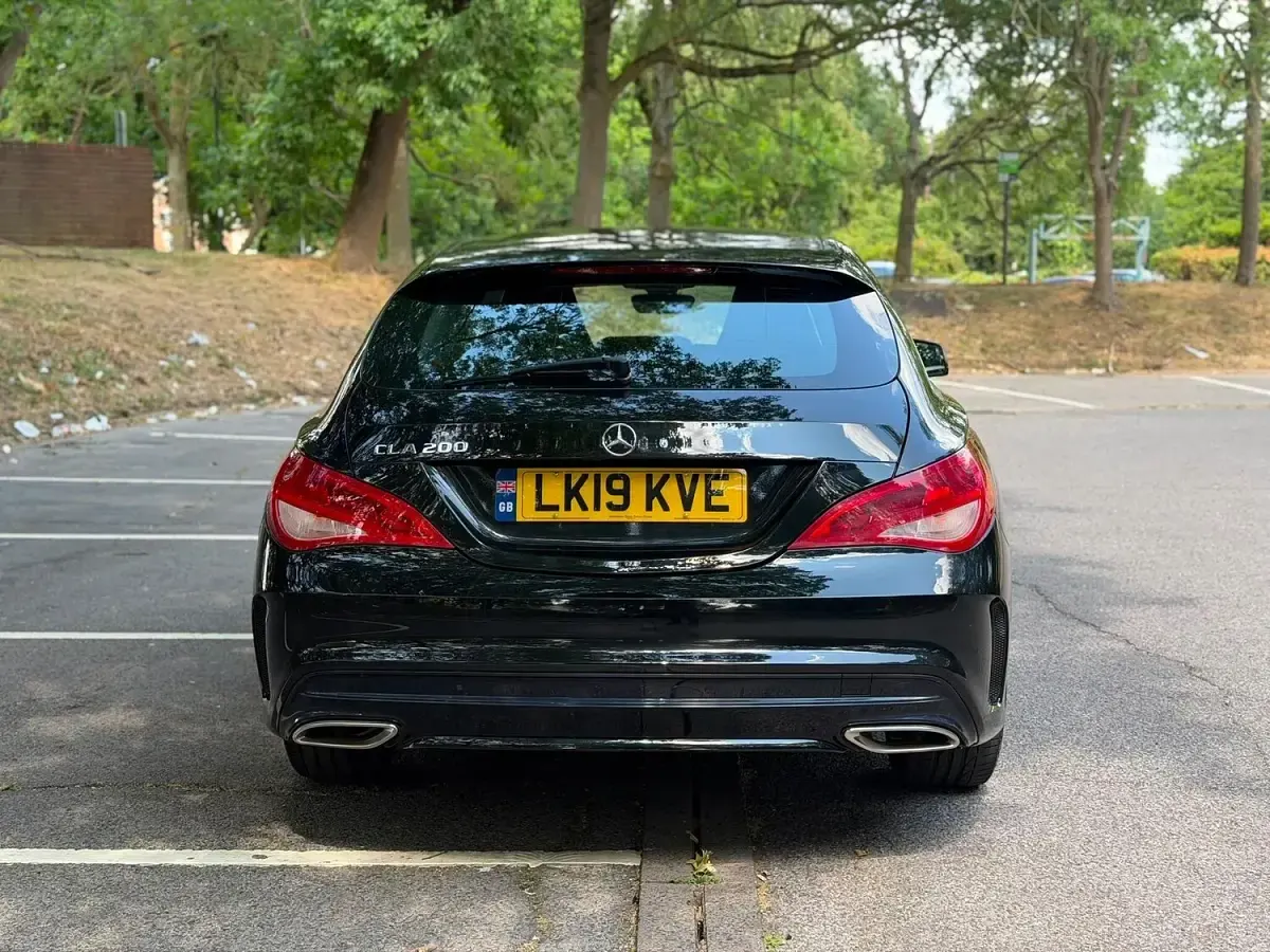 Used Mercedes CLA200 AMG line 2019 Black Coupe