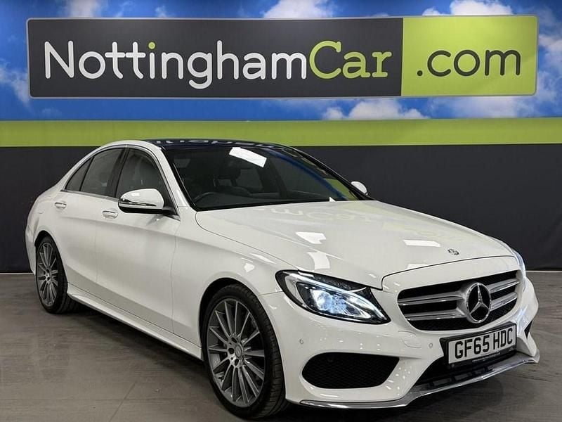 Used Mercedes C200 AMG line 184 HP (135 kW) 2015 White Sedan