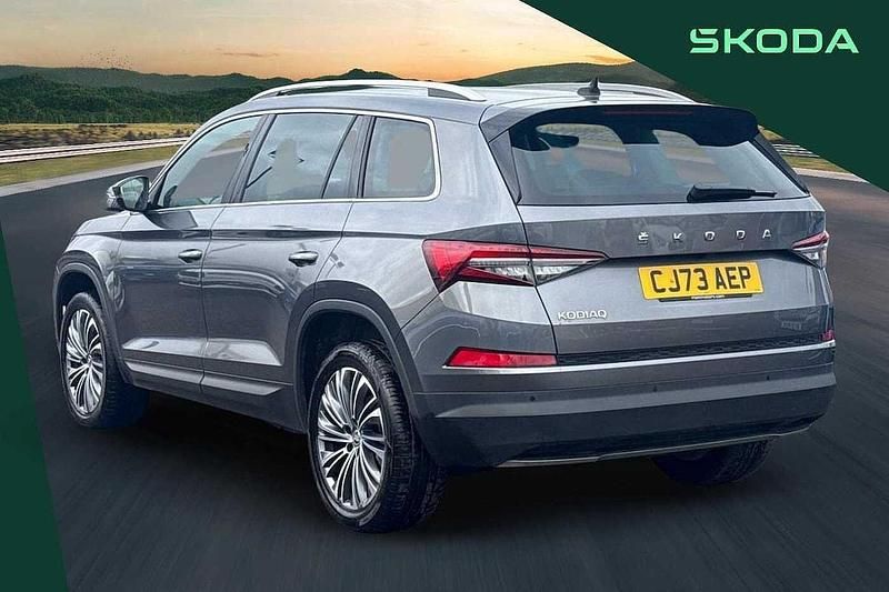 Used Skoda Kodiaq SE L Executive 150 HP (110 kW) 2024 Graphite grey SUV