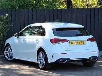 Used Mercedes A200 AMG Line Premium 163 HP (119 kW) 2019 White Sedan