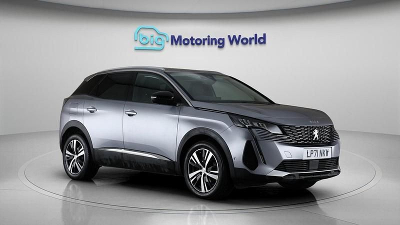 Grey Used 2022 Peugeot 3008 Allure Premium Hatchback | £14,600 (Good price) - Image 1/4