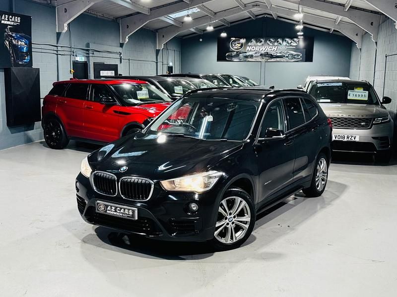 Used BMW X1 Sport Line 150 HP (110 kW) 2016 Black SUV