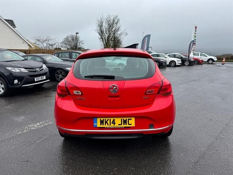 Used Vauxhall Astra Excite 2014 Red Hatchback