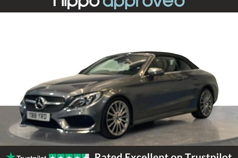 Grey Used 2018 Mercedes C220 AMG line Cabriolet | £16,720 (Fair price) - Image 1/1