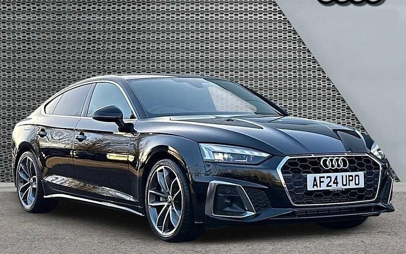 Black Used 2024 Audi A5 Sportback S-Line Hatchback | £30,642 (Fair price) - Image 1/4