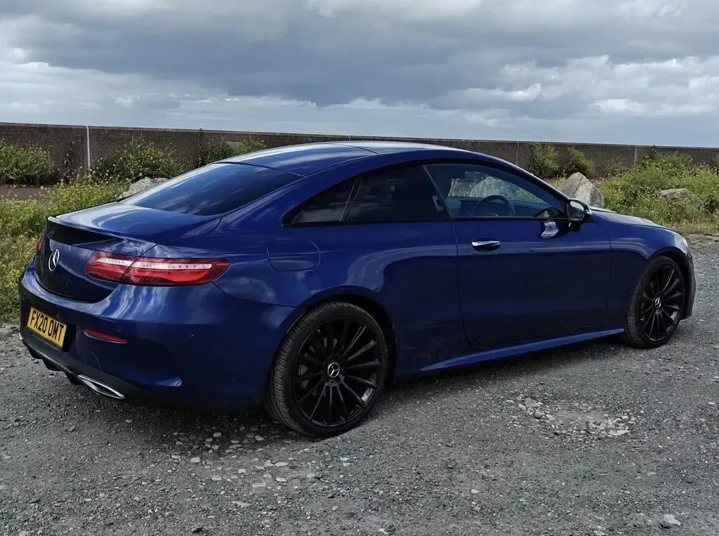 Used Mercedes E220 AMG Line Premium Plus 2020 Blue Coupe