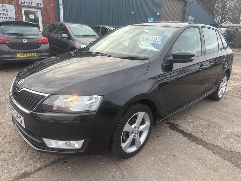 Black Used 2017 Skoda Rapid SE Hatchback | £4,995 (Fair price) - Image 1/4