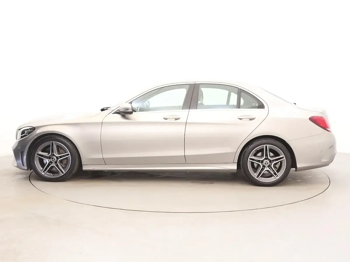 Used Mercedes C300 AMG line 2019 Silver Sedan