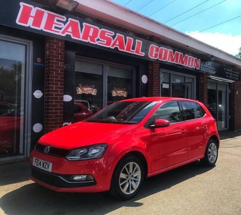 Red Used 2014 VW Polo SE Hatchback | £5,500 (Fair price) - Image 1/4