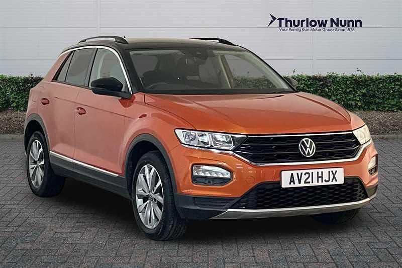 Orange Used 2021 VW T-Roc Design SUV | £15,290 (Good price) - Image 1/4