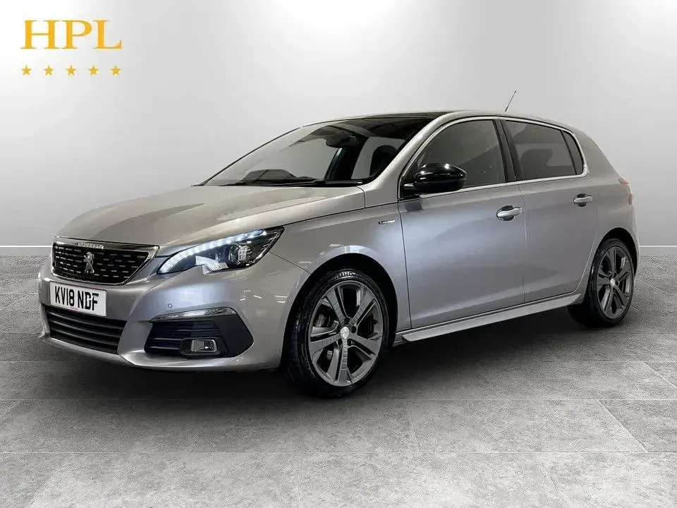 Used Peugeot 308 GT-line 130 HP (95 kW) 2018 Grey Hatchback