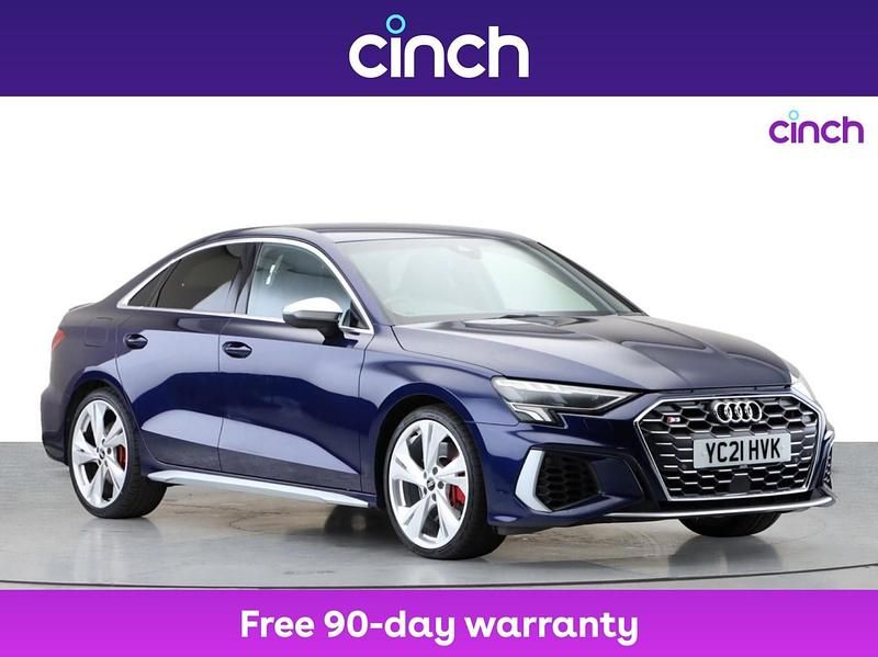 Blue Used 2021 Audi S3 Sedan | £27,499 (Fair price) - Image 1/3